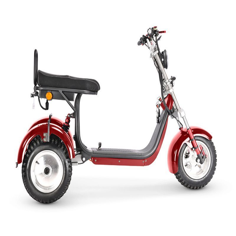 Amoto new eec three wheels electric scooter motorcycle 1500w/2000w 60v electric tricycles motor cycle citycoco trike