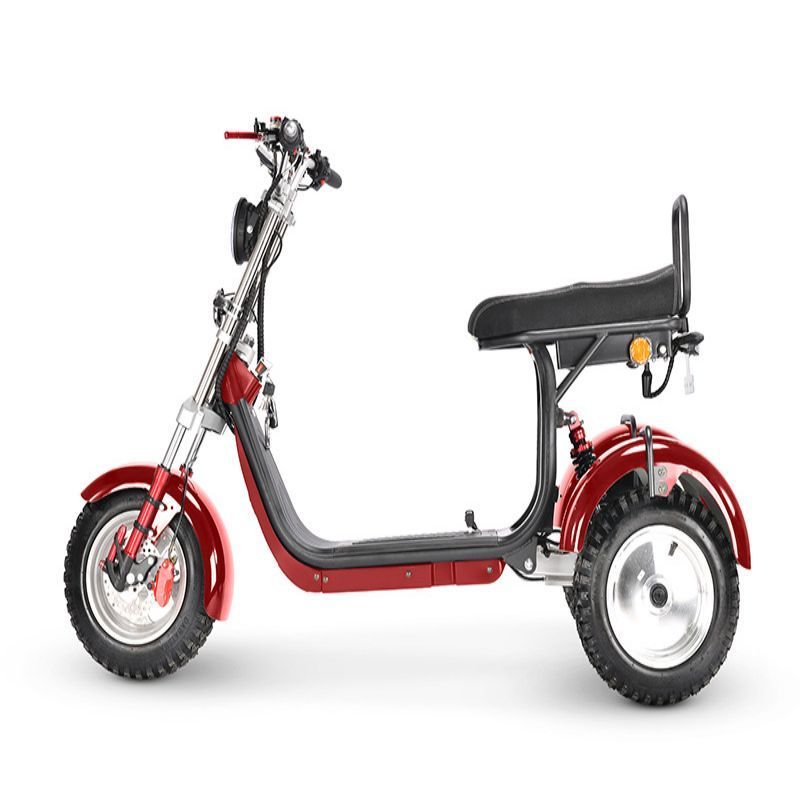 Amoto new eec three wheels electric scooter motorcycle 1500w/2000w 60v electric tricycles motor cycle citycoco trike