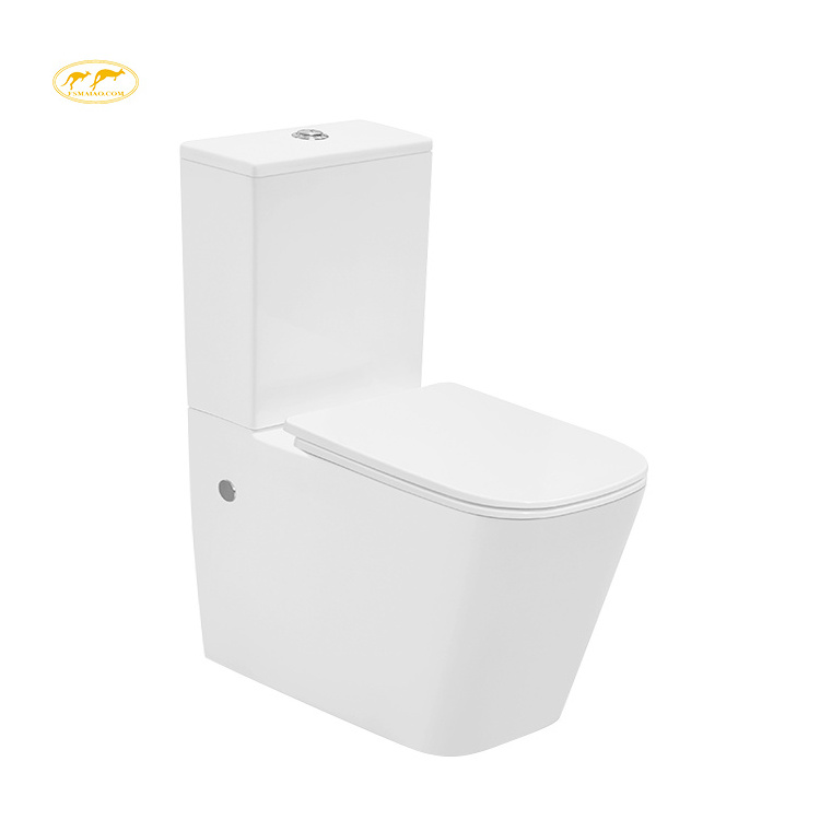 Watermark WELS Australian Commercial two piece water closet  Flush Bathroom sanitary luxury toilet for sale