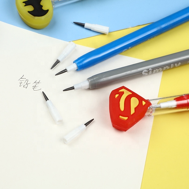 Wholesale school anime cartoon cute plastic standard pencils for children