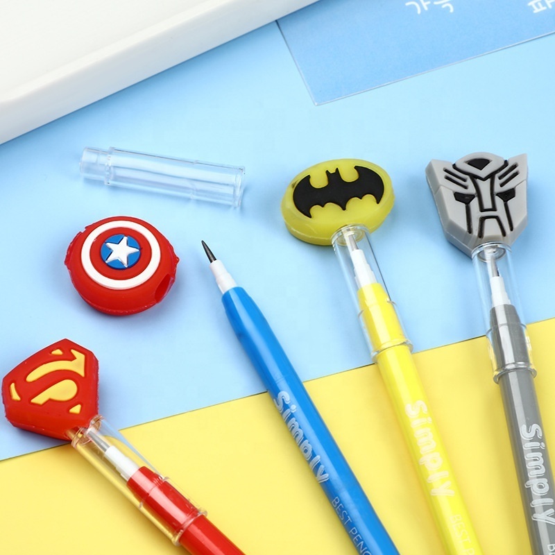 Wholesale school anime cartoon cute plastic standard pencils for children