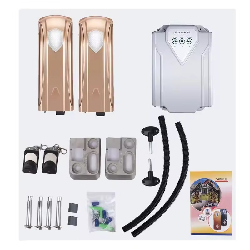 Flat door electric gate electric wheel swing gate opener rolling swing gate opener automatic door kit