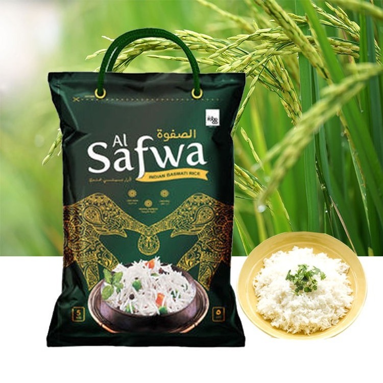 Design Different Types Price Thai Basmati Names Bopp Empty Laminated Plastic 1kg 5kg Rice Cooking Bags For Rice Packaging Sale