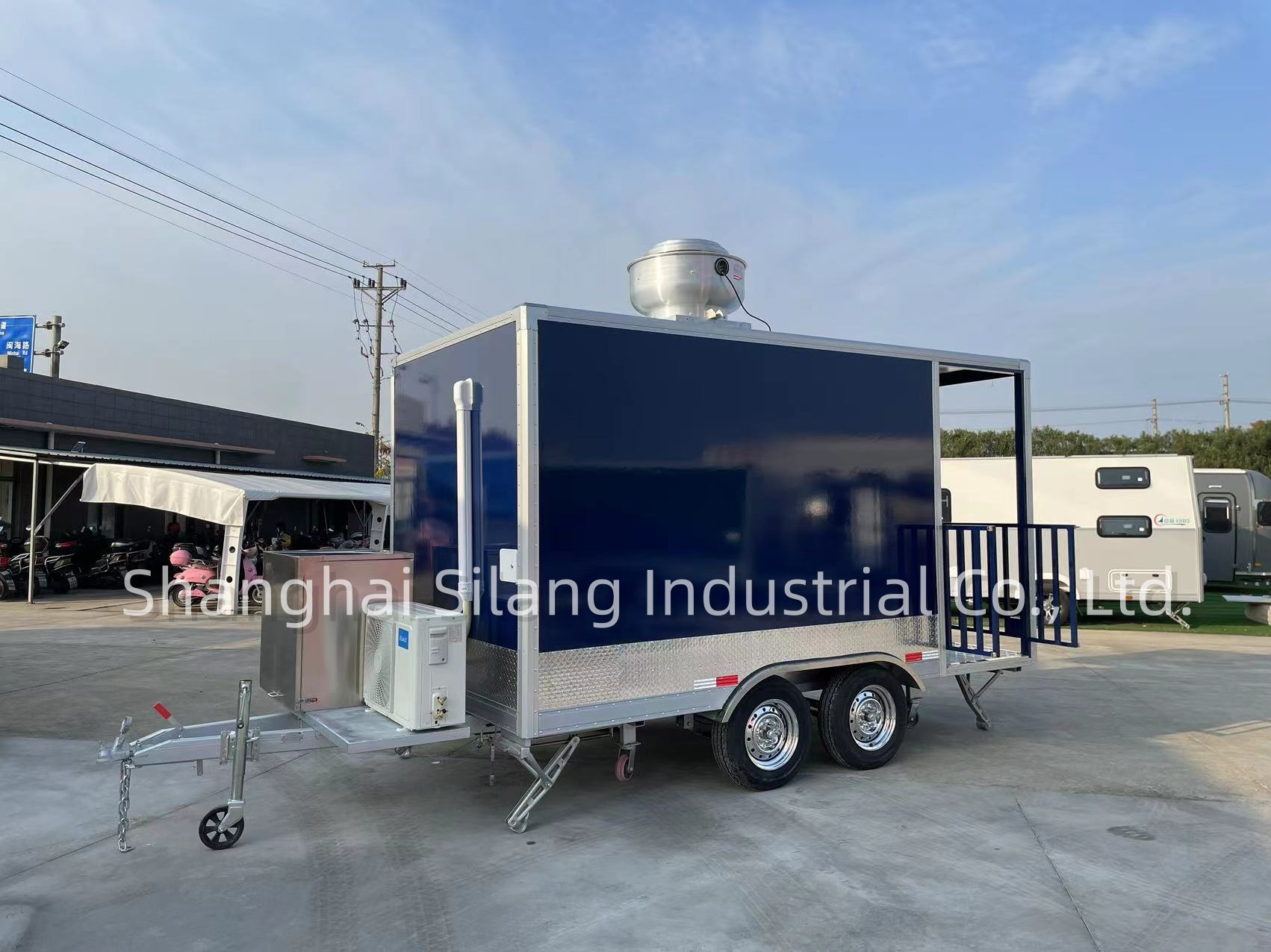 MAI CHE Customized Mobile Fast Food Square Trailer Food truck For USA Standard