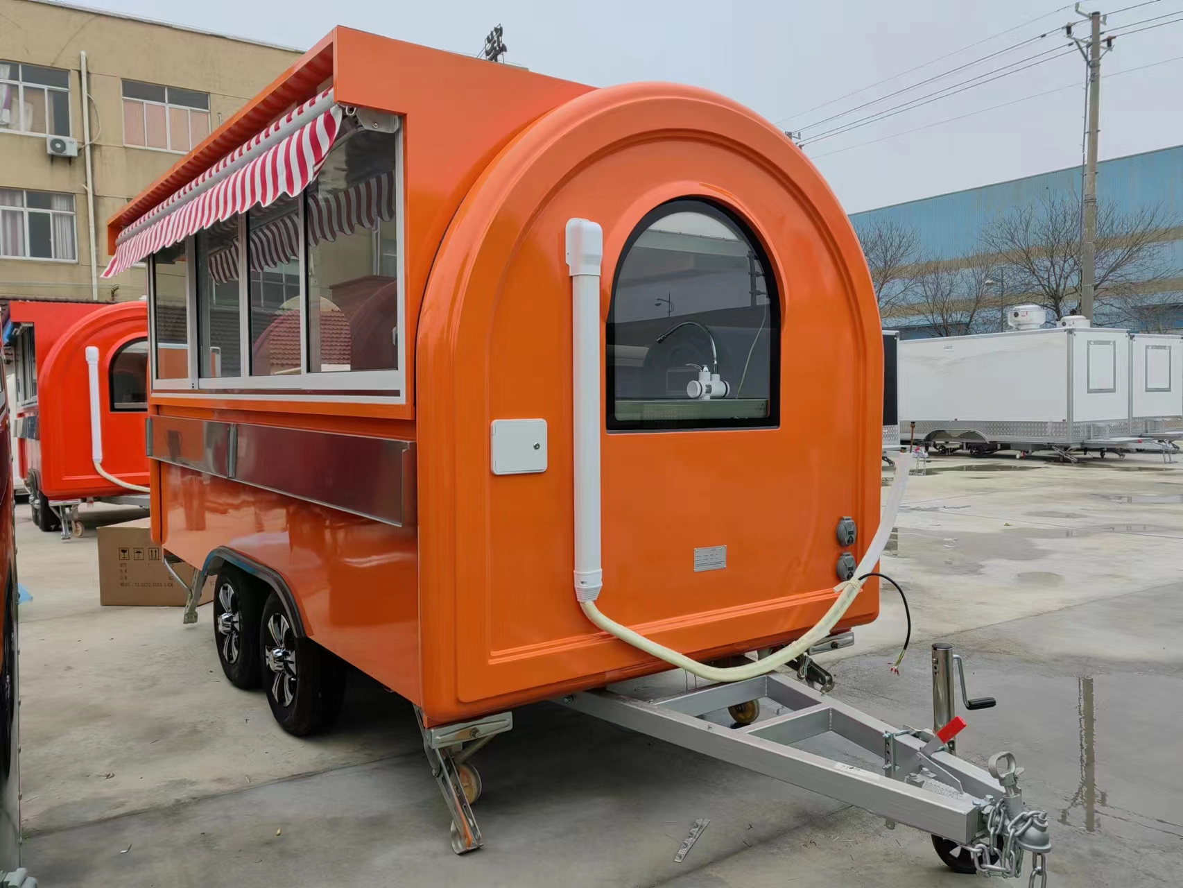 MAICHE SL-6C Custom Mobile Street Food Truck Hot Sale Food Cart for Coffee Pizza Ice Cream in USA