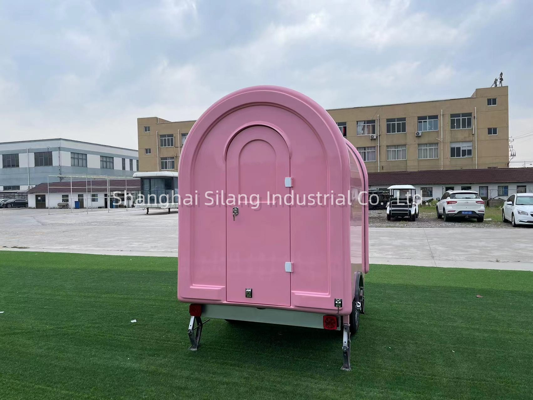 MAI CHE Customized Pink Be SWEET Mobile Food Trailer Fast Food Truck Bar