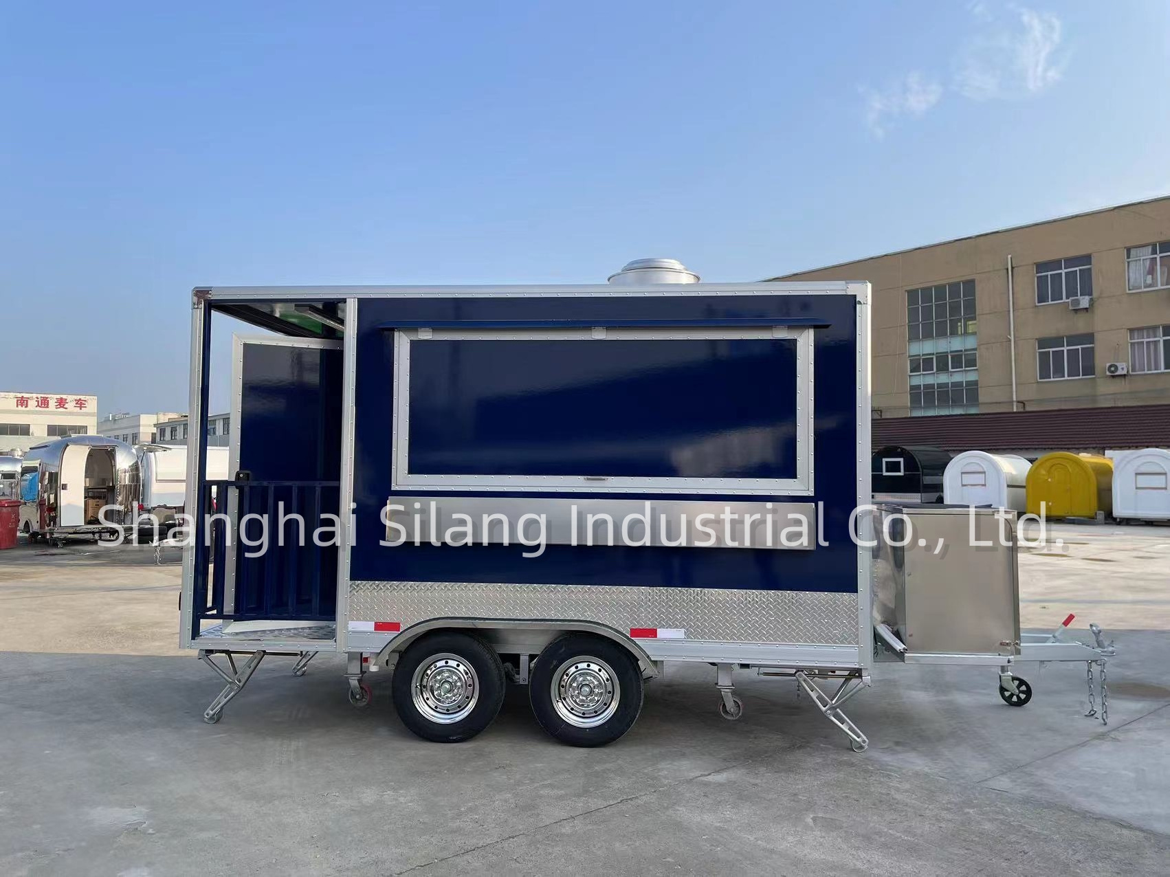 MAI CHE Customized Mobile Fast Food Square Trailer Food truck For USA Standard