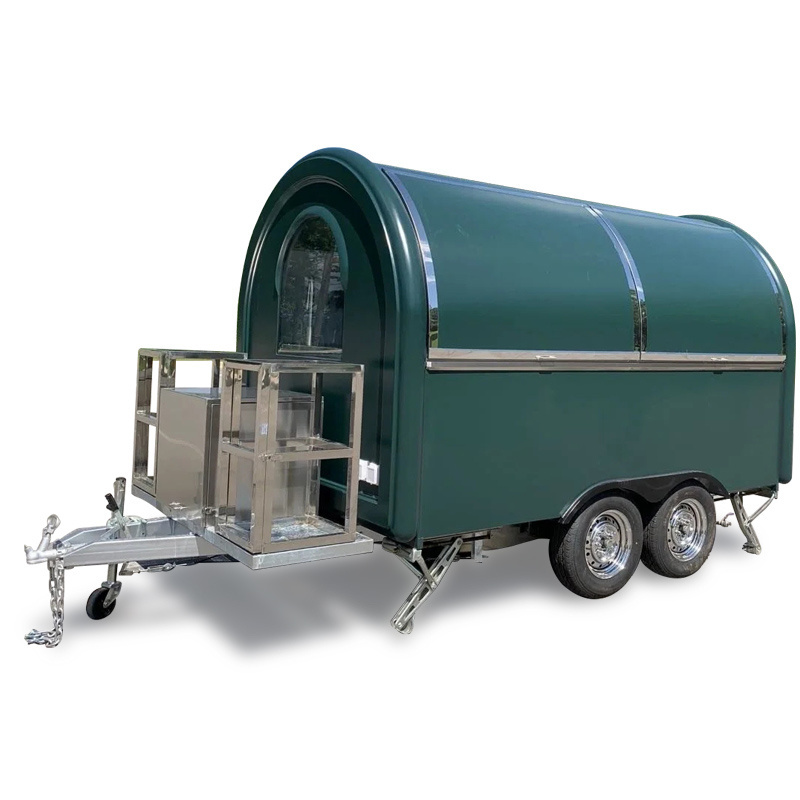 MAICHE SL-6 Dark Green Fast Food Cart Australian Market Hot Sale Pizza Hot Dog Featuring New Corn Water Based Restaurants