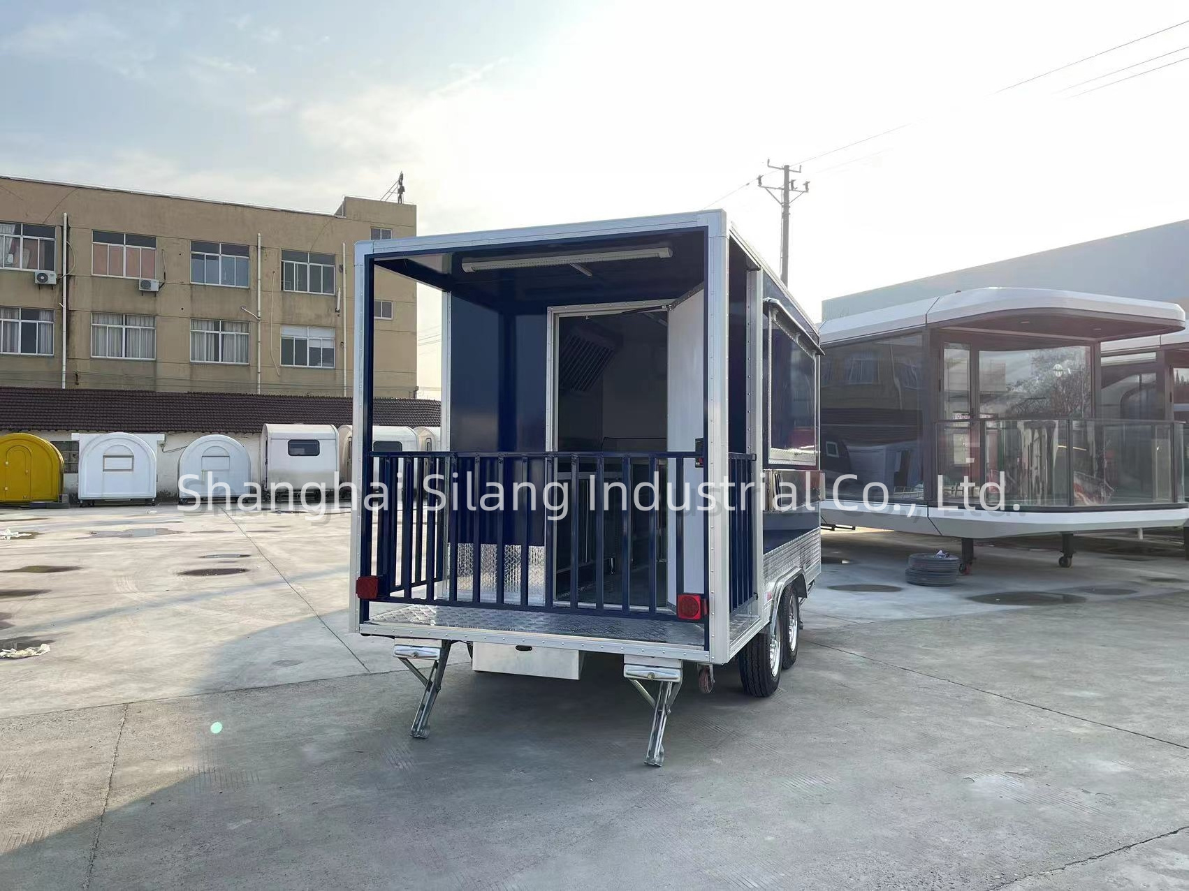 MAI CHE Customized Mobile Fast Food Square Trailer Food truck For USA Standard