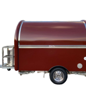 Customized American Standard Fast Food Truck Mobile Kitchen Trailer Caravan Range Hood New Condition Restaurant Bakery Winery