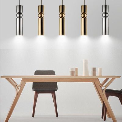 modern simple creative gold single head nordic indoor decorative 10w 2700k art led pendant light