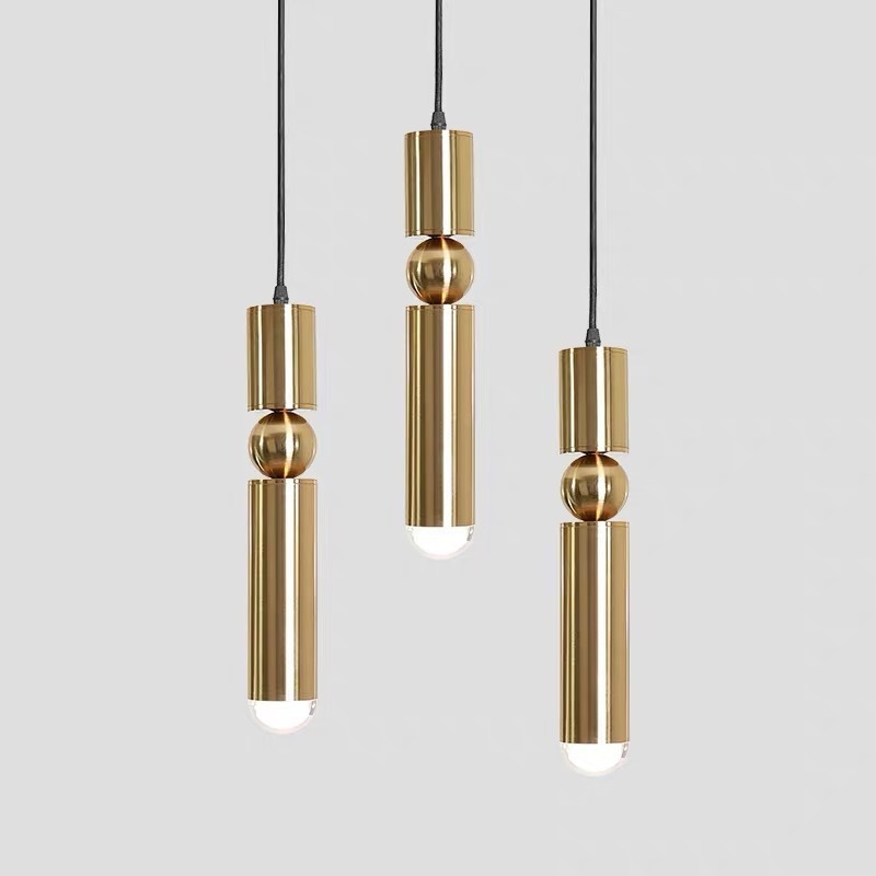 modern simple creative gold single head nordic indoor decorative 10w 2700k art led pendant light