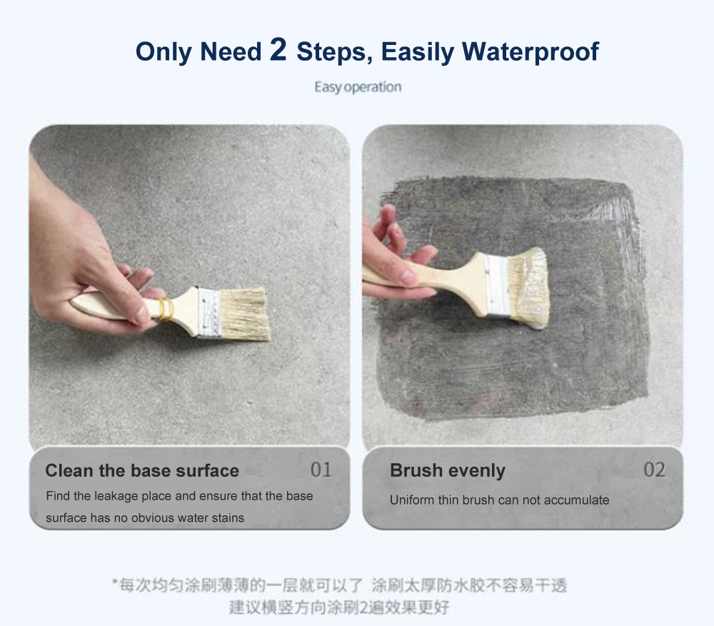 Transparent Waterproof Glue Wall Leak Repair Leakage-proof swimming pool Waterproof Glue