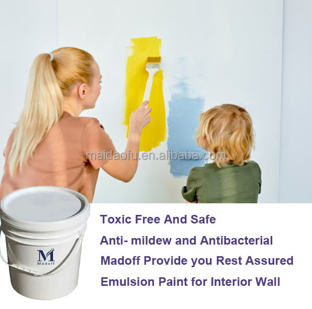 Emulsion paint Anti Damp Interior Wall Paint High Gloss Latex Interior Emulsion Paint For Wall