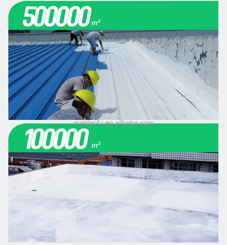 Professional supply Roof Coatings sprayer process Waterproof Coating for Concrete Roof