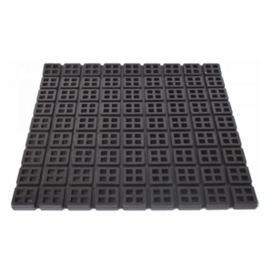 Natural Rubber Waffle Rubber Pad Vibration Isolator 3/4 inch Thick Neoprene Super W Waffle Rubber Mount Pad Anti Vibration Pads