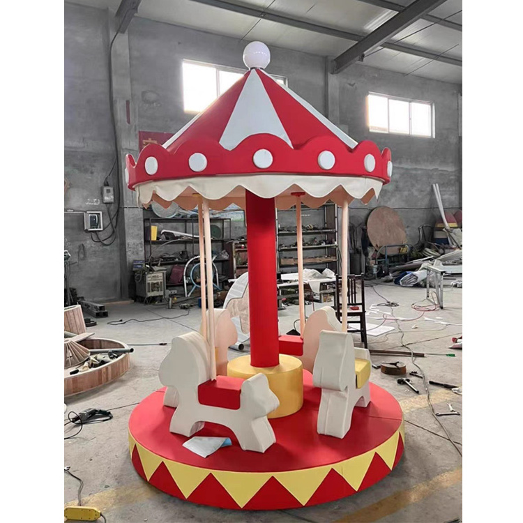 Variety of electric soft carousel indoor children's play equipment indoor configuration