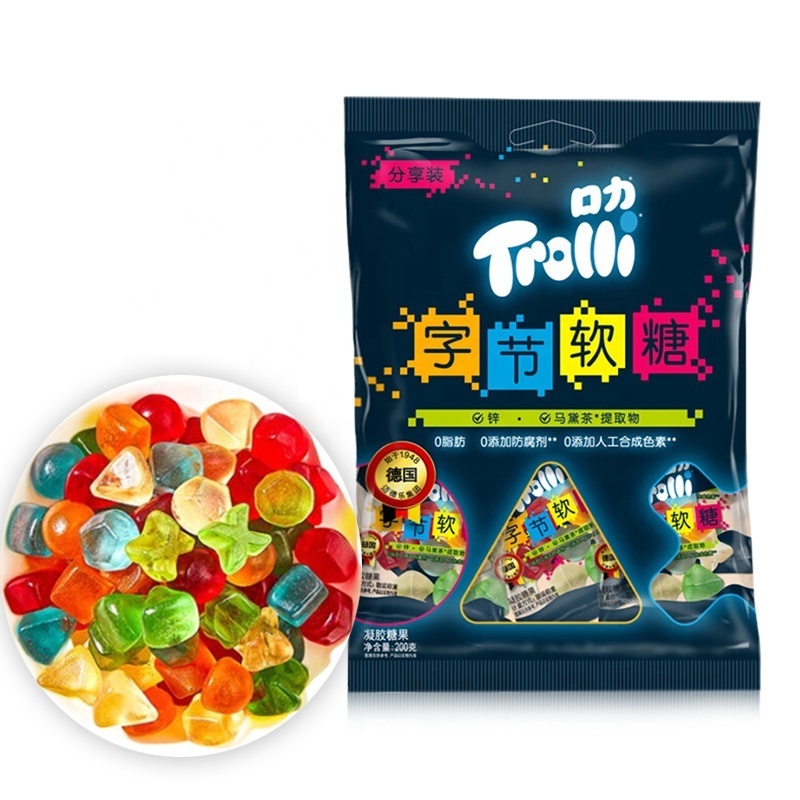 Wholesale 48g Sweet & Sour Gummy Candy Soft Byte Candy in Fruity Flavors Exotic Snack for Kids Packaged in Box