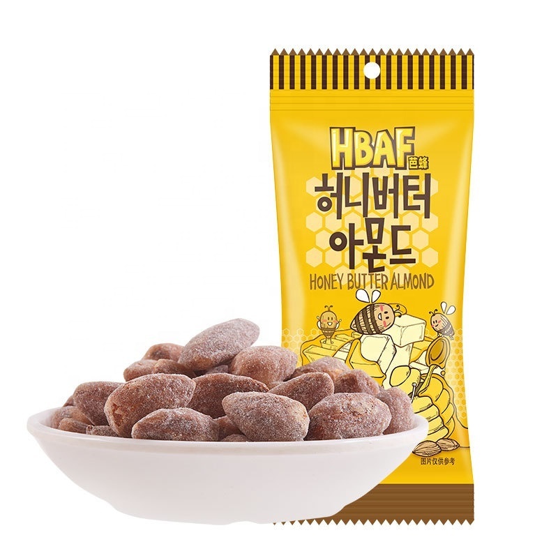 Best Selling Original Korean Honey Butter Roasted Almond Kernel Nuts Perfect After-School Party Snacks for Kids