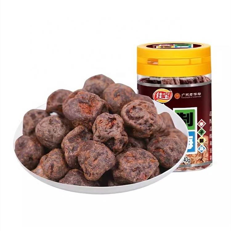 Hot Sale 40g Traditional Chinese Dried Plum Candy Sweet and Sour Snacks Candied Preserved Fruits Fruit Category