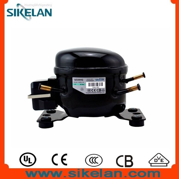 R134a Portable Small Compressor for Cooling Water Dispenser compressor QD25HG 55W