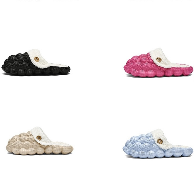 Special Winter High Quality Comfortable Slippers  Indoor Universal Slippers Lovely Warm And Cozy Bubble Slippers