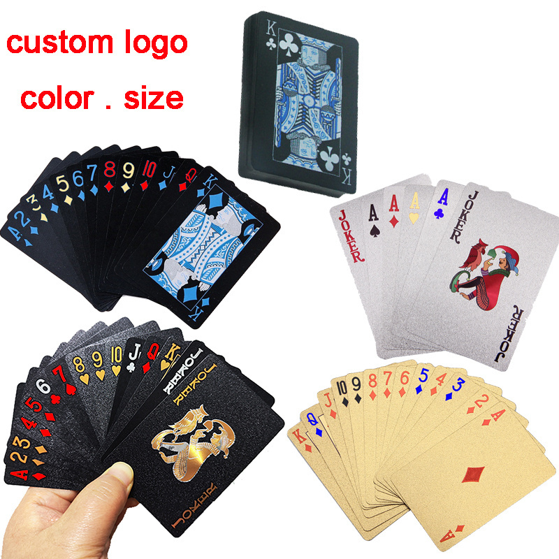 black Custom Printing Sublimation Manifestation Conversation Positive Christian Daily Affirmation Cards Deck playing poker card