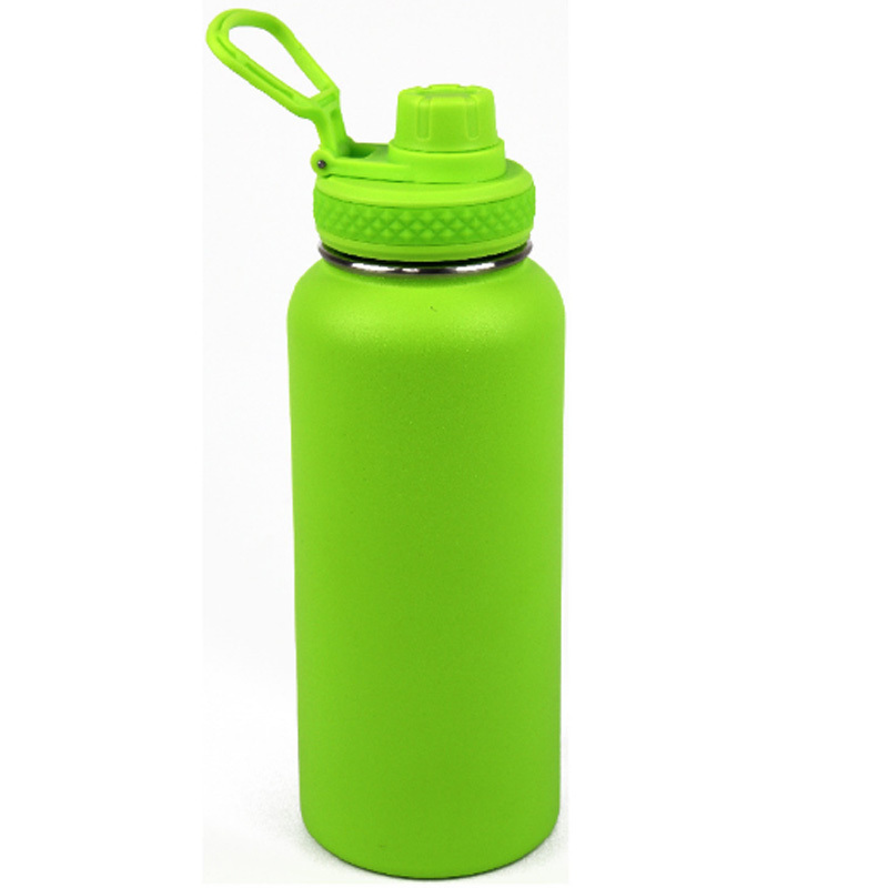 Outdoor 64 Oz Wide Mouth Stainless Steel Insulated Vacuum Water Bottle With Straw Lids Half Gallon Water Jug 12oz 18oz 22oz 24oz