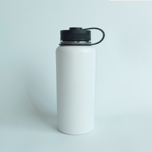 Outdoor 64 Oz Wide Mouth Stainless Steel Insulated Vacuum Water Bottle With Straw Lids Half Gallon Water Jug 12oz 18oz 22oz 24oz