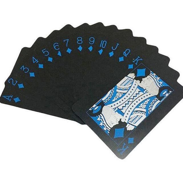 Playing Poker Exercise Cards Game Custom Printed Stretching Sexy Exercise Yoga Cards Black Blue Red Gold Silver Waterproof Custo