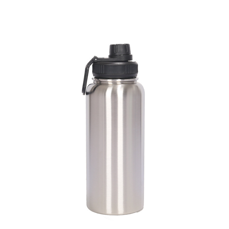 2022 Customized Logo 18 Oz 32 Oz 40 Oz Stainless Steel Vacuum Insulated Water Bottles For Sublimation Blank straw lid flex lids