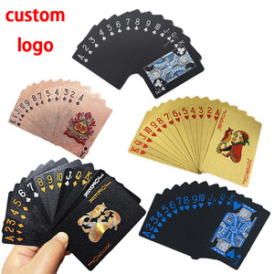 Card Box Customized Hard Gambling Poker Cards Plastic Box Packaging Containers Playing Cards Custom Logo Pp Plastic waterproof