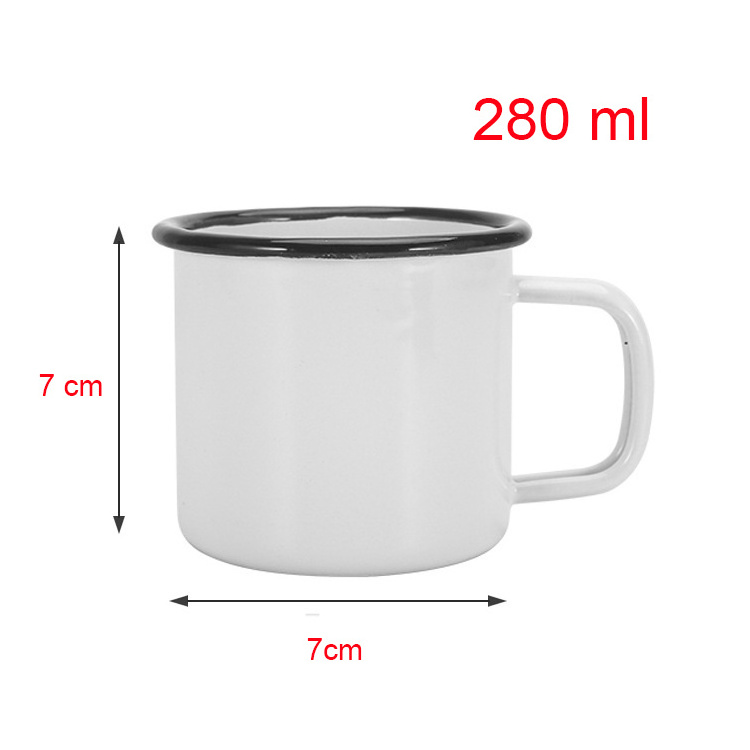 mini small retro milk breakfast cup coffee creative belly ceramic cup color enamel mug colorful belly cup with handle sublimate