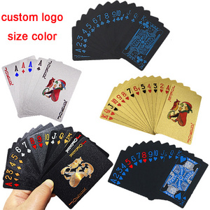 Custom Design Cartoon Printed Memory Games Card Funny Playing Card For Kids wholesale waterproof plastic Jogo De Baralho black 3