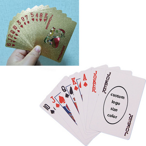 Card Box Customized Hard paper Gambling Poker Cards Plastic Box Packaging Containers Playing Card Custom Logo PP Plastic black