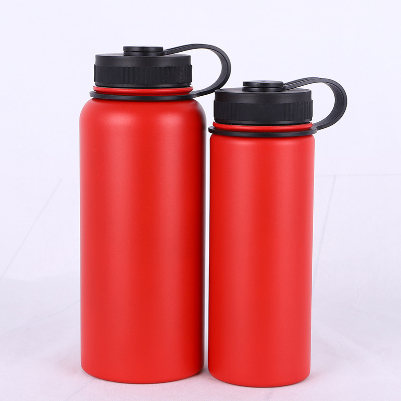 Plastic Vacuum Flask Thermoses Termos 1l 1.2l 1.8l Coffee Pot Flask Custom Laser Engraved Logo 1000ml 750ml Water Bottle