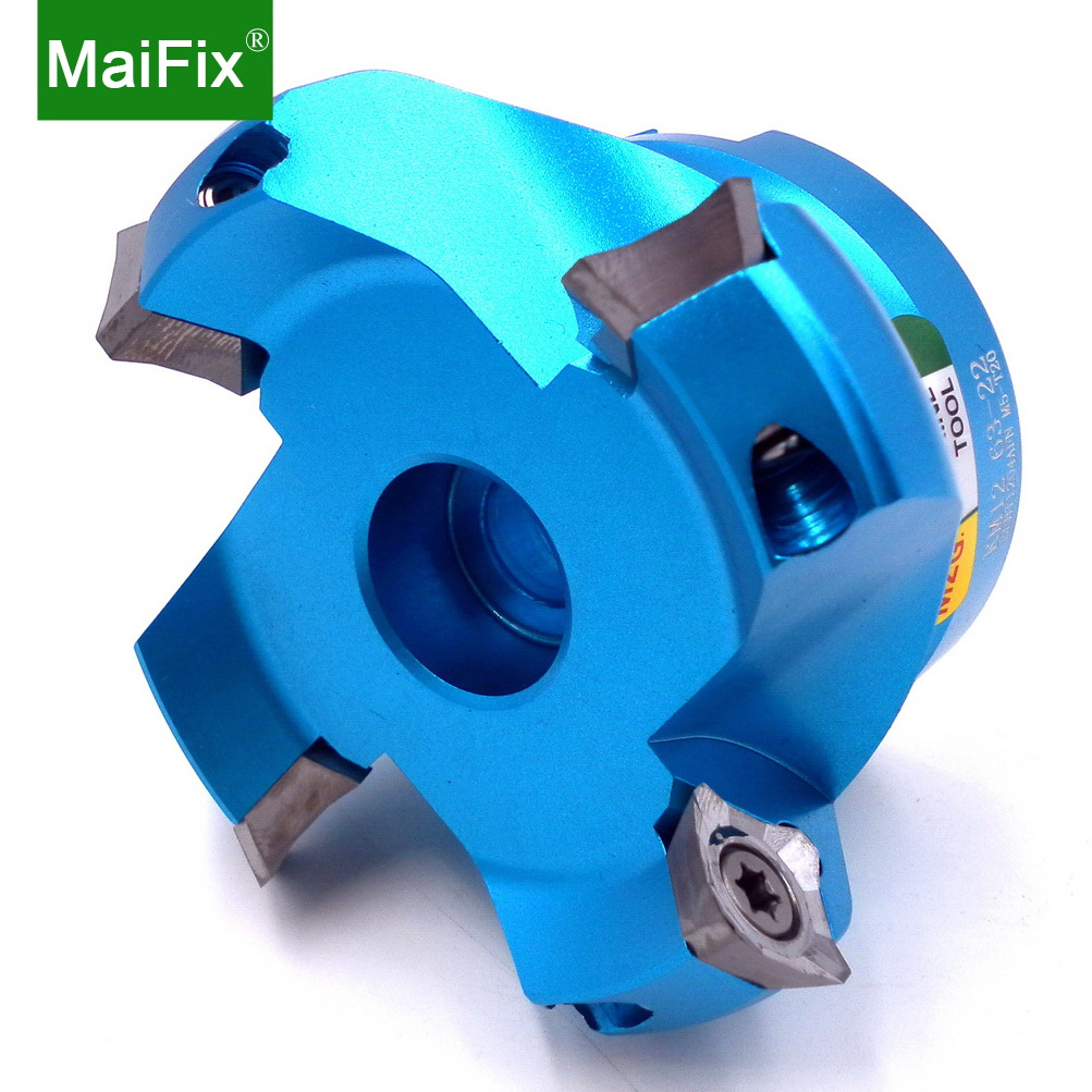 Maifix KM 50mm SEKT1204 Tungsten Carbide Insert CNC Lathe Machine Aluminum Cutting Tools Face Milling Cutter