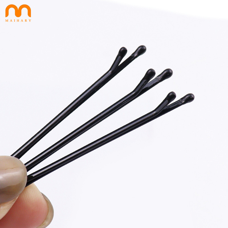 High Quality Hairdressing Women Salon Hair Styling Tool Metal Wave Black Clips Bobby Pins