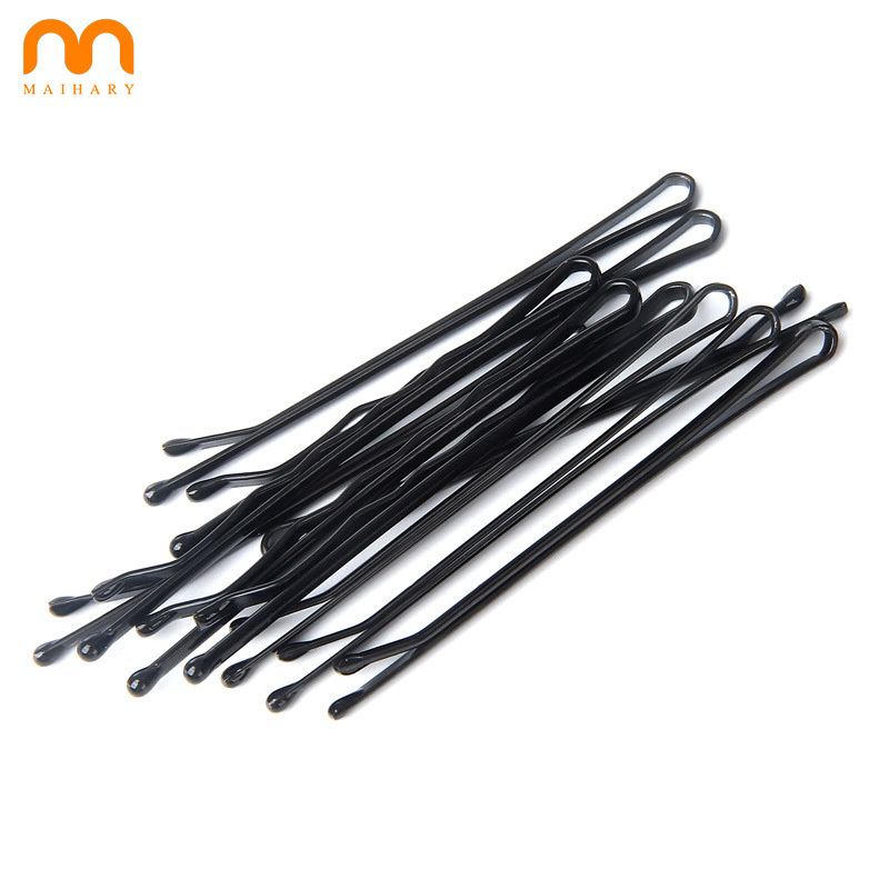 High Quality Hairdressing Women Salon Hair Styling Tool Metal Wave Black Clips Bobby Pins