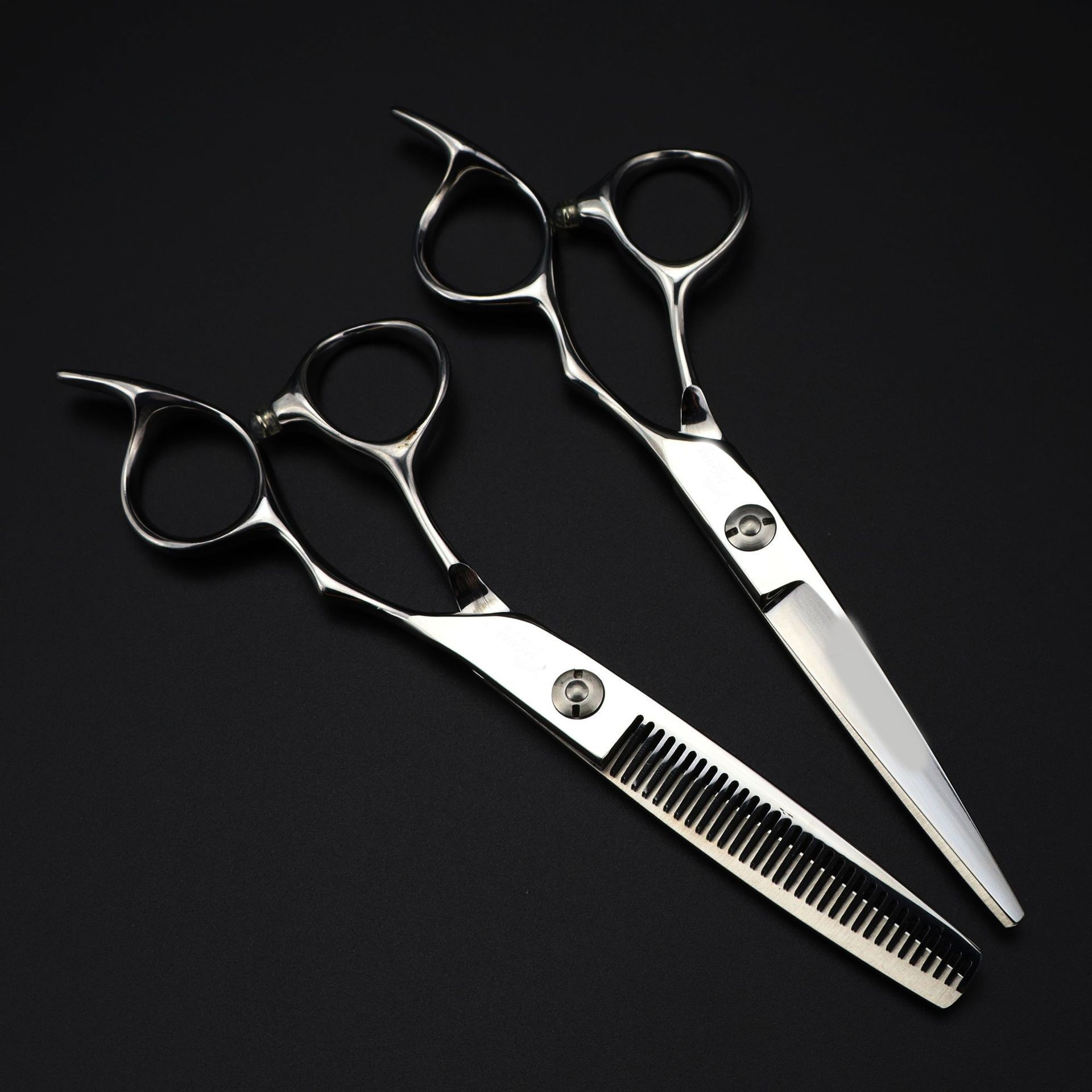 2024 Hot Sale Stainless Steel 6 Cr Hair Cut Scissors Barber Shears 6 Inch Hair Salon Scissors For Barber Shop Hair Stylist