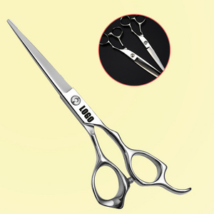 2024 Hot Sale Stainless Steel 6 Cr Hair Cut Scissors Barber Shears 6 Inch Hair Salon Scissors For Barber Shop Hair Stylist