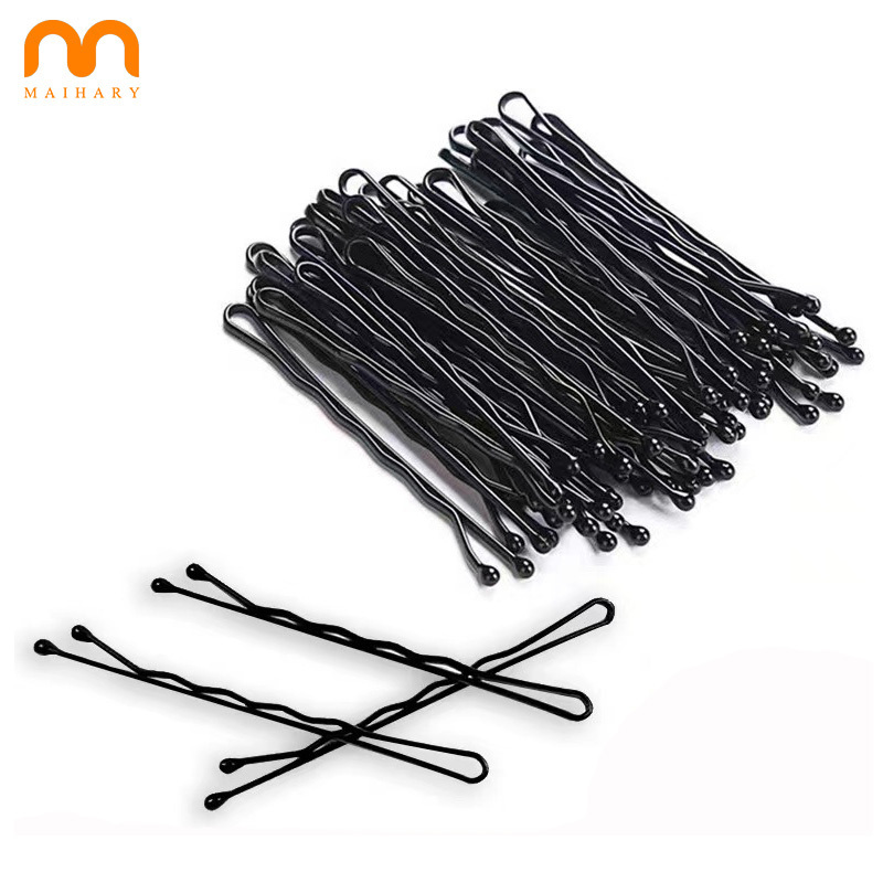 High Quality Hairdressing Women Salon Hair Styling Tool Metal Wave Black Clips Bobby Pins