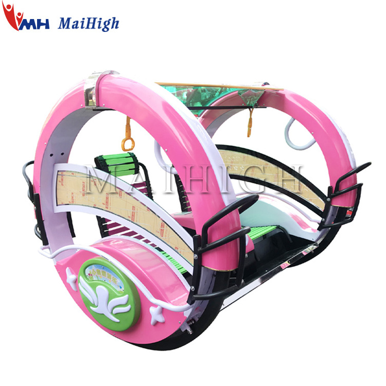 Shopping Mall Amusement Park Ride 360 Wheel Rotating Happy Le Bar Car