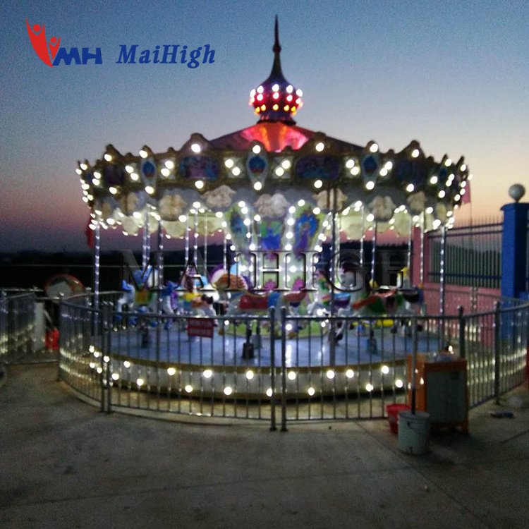 Popular sale carousel merry go round amusement park carousel horses for sale