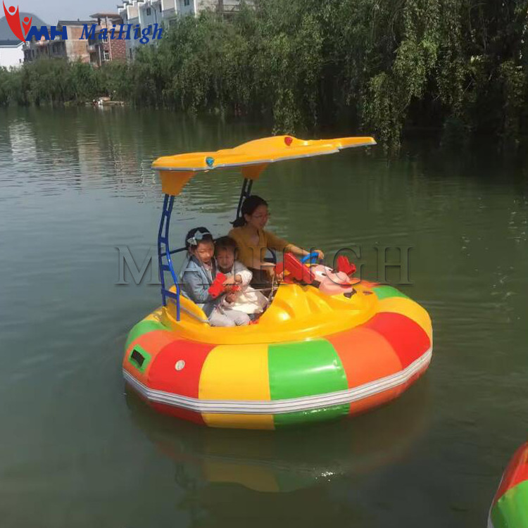 Direct manufacturer water toys battery motorized inflatable kids adults bumper boat electric