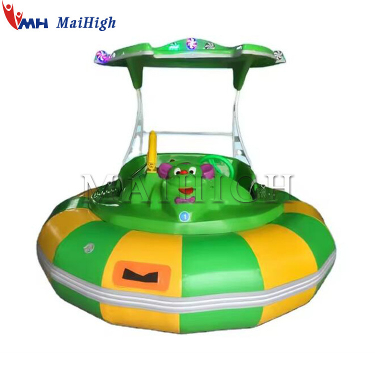 Ride On Electric Bumper Car For Amusement Park Round UFO Electric Battery Inflatable Water Bumper Boat