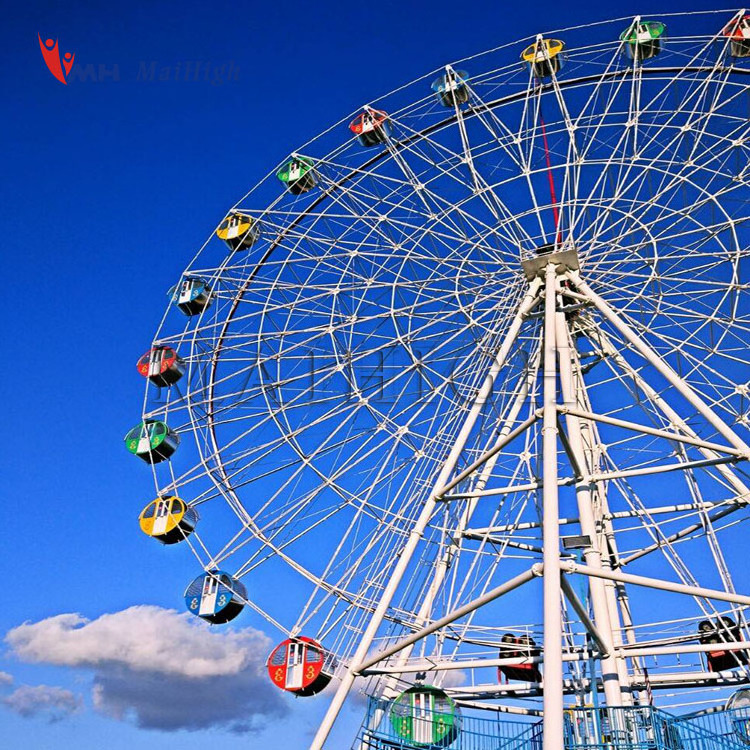 China amusement park fun games fiberglass cabin ferris wheel for sale