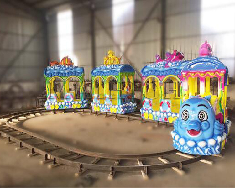 Fun fair ground children games machine mini amusement rides ocean track train