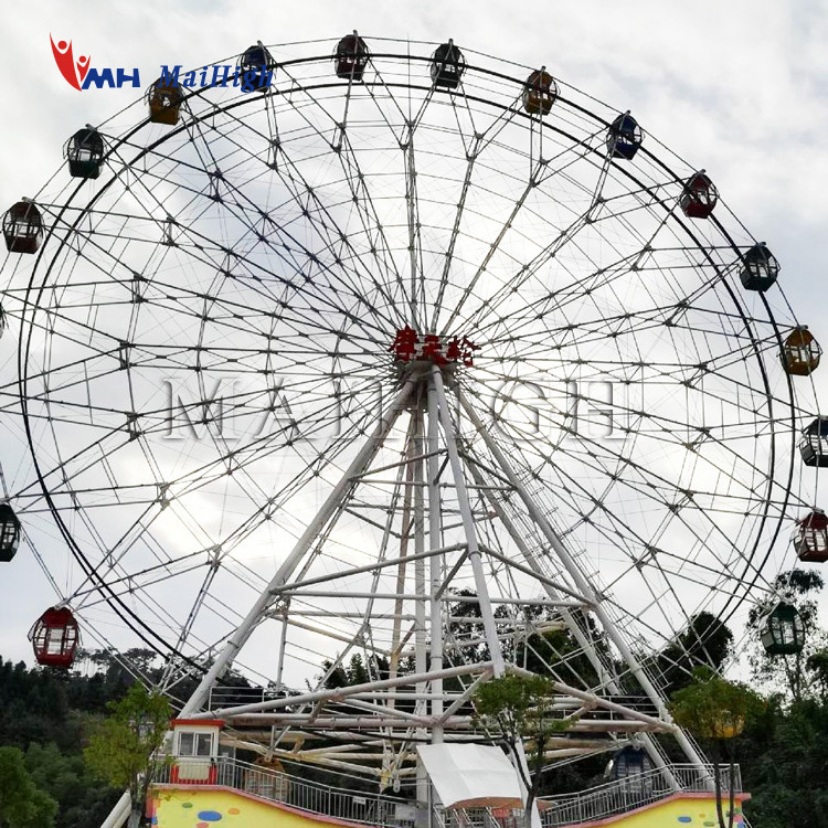 China amusement park fun games fiberglass cabin ferris wheel for sale