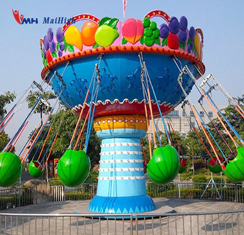 Carnival games children equipment watermelon flying chair for sale